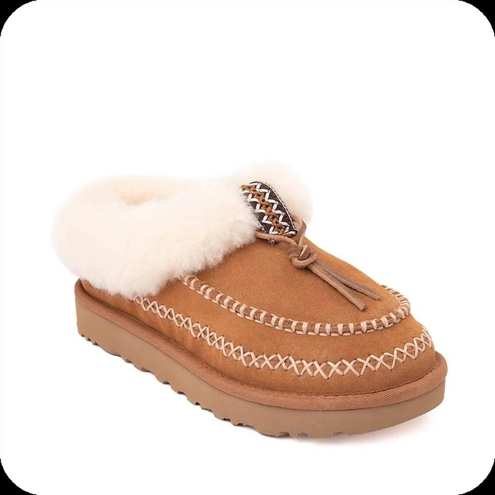 NEW UGG women's tasman alpine slipper in chestnut - Picture 3 of 4